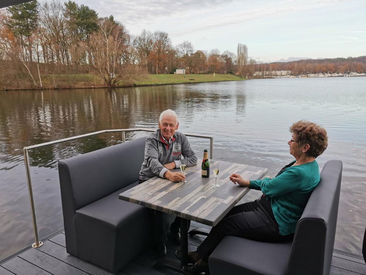 Houseboat Met Dakterras Mookerplas Middelaar ภายนอก รูปภาพ