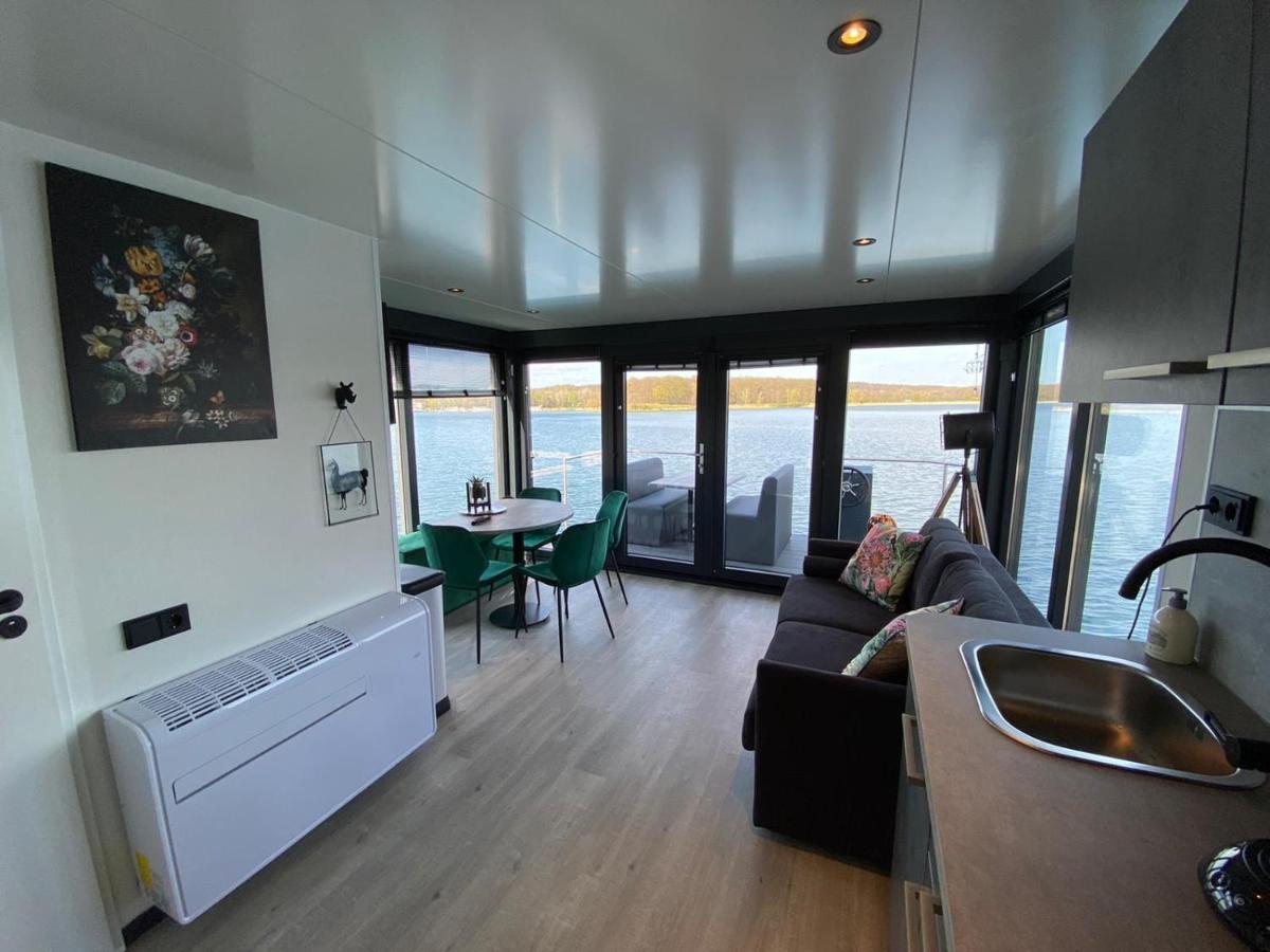 Houseboat Met Dakterras Mookerplas Middelaar ภายนอก รูปภาพ