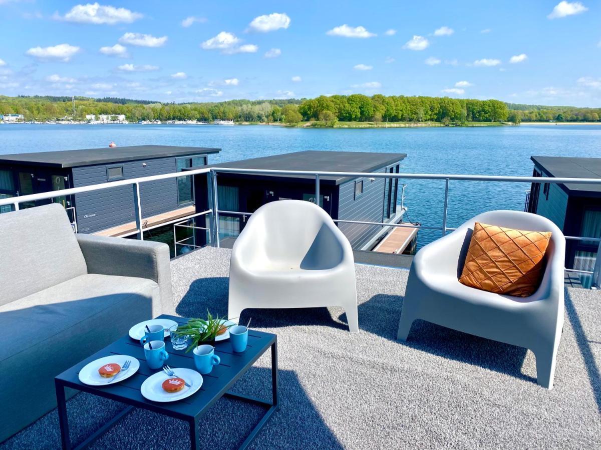 Houseboat Met Dakterras Mookerplas Middelaar ภายนอก รูปภาพ