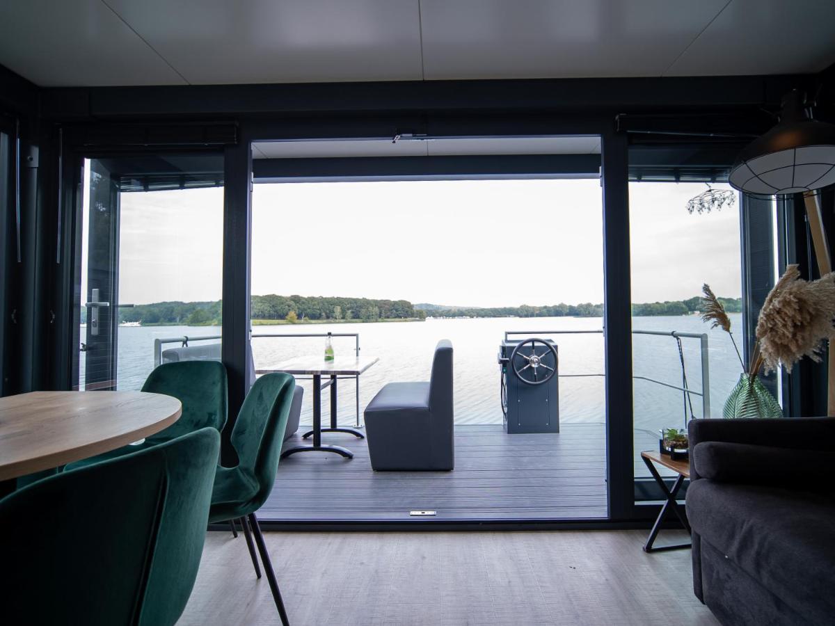 Houseboat Met Dakterras Mookerplas Middelaar ภายนอก รูปภาพ
