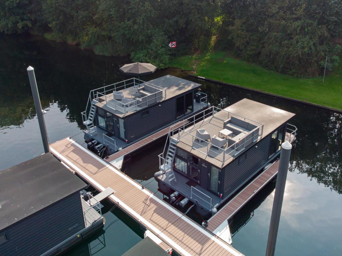 Houseboat Met Dakterras Mookerplas Middelaar ภายนอก รูปภาพ